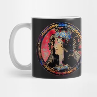 Framed Dream of Vitrail Pour la facade de la Boutique Fouquet Mug